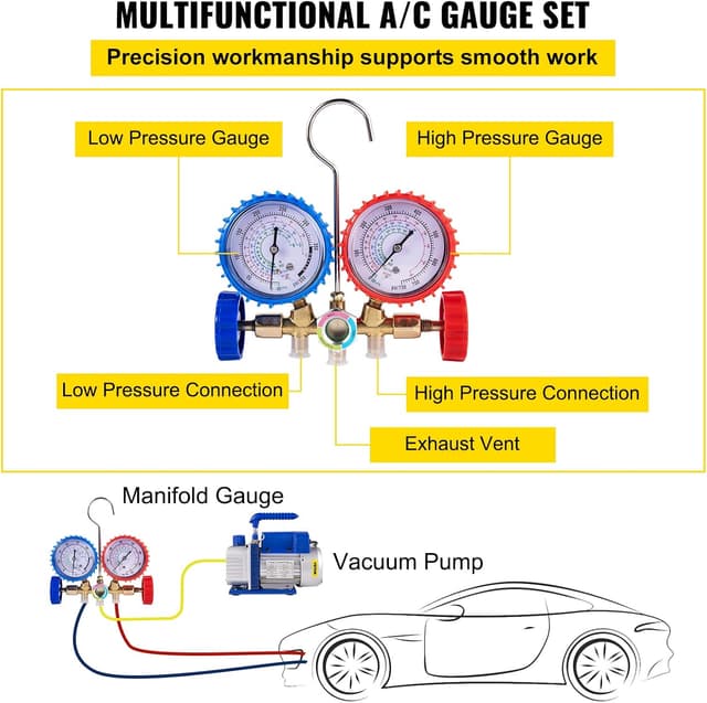 Thumbnail 3 de Mophorn Pompe Ă Vide 4 CFM đ