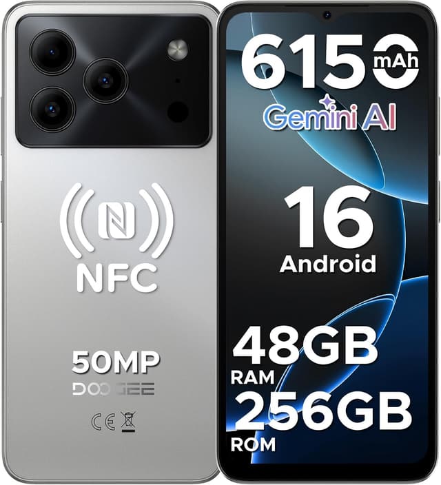 Imagen de DOOGEE Note 56 Plus 48GB RAM 256GB ROM Argento en OfertitasTOP