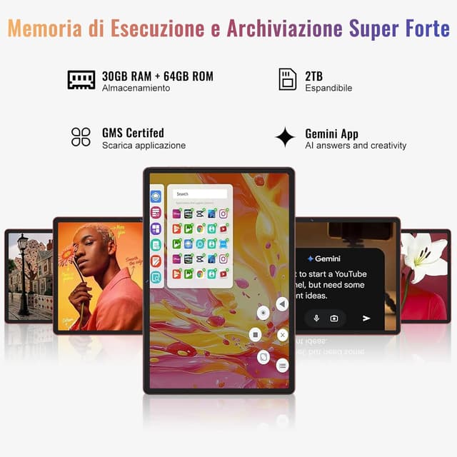 Thumbnail 3 de Tablet Android 15 10 pollici