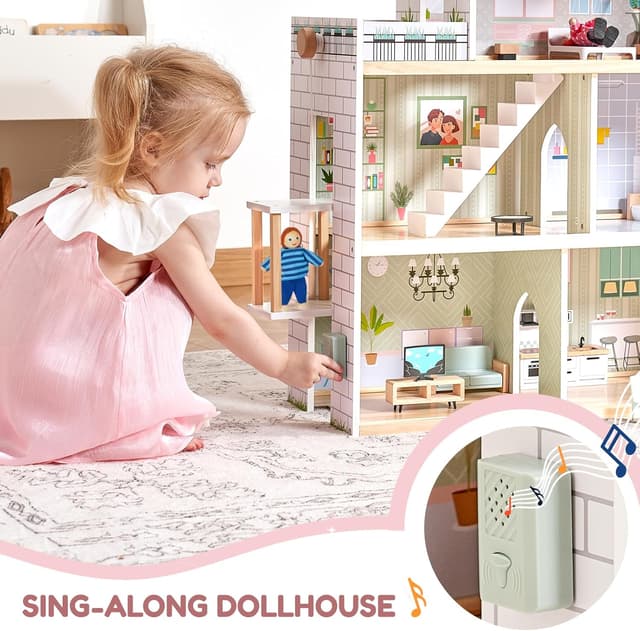 Detalle de Giant bean Puppenhaus 80 cm hoch 🏠