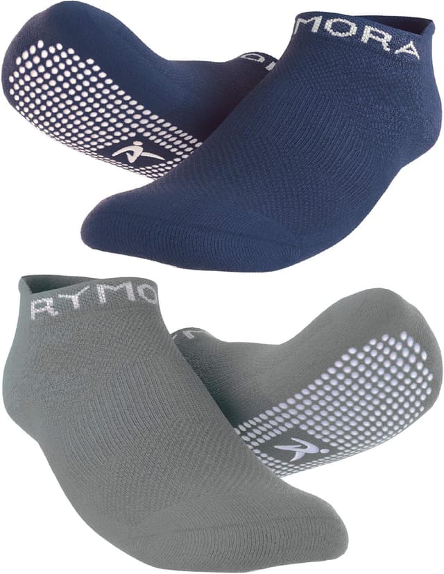 Detalle de Rymora Non Slip Anti Skid Grip Socks (2 Pairs) for Pilates, Yoga, Barre & More