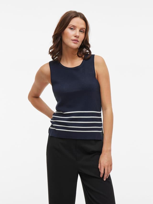 Detalle 2 de Vila Strickoberteil Ärmelloses