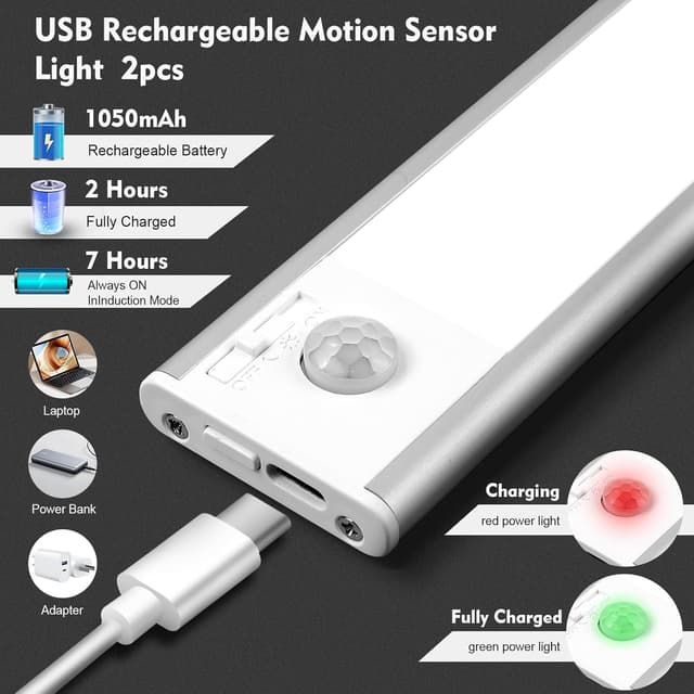 Detalle 2 de AiQInu 66 LED Luces con Sensor de Movimiento 🔆