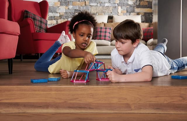 Thumbnail 2 de Geomag Glitter 60 pièces jeu magnétique 🧩