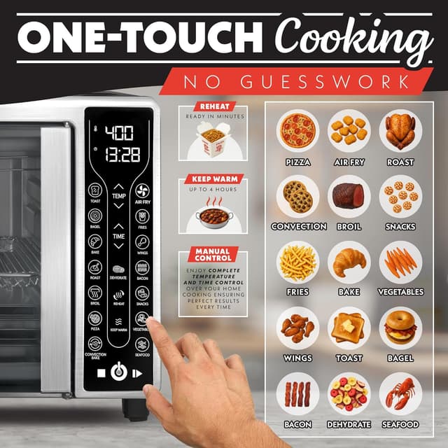 Thumbnail 1 de Gourmia FryFroce 360° 25-Quart Air Fryer