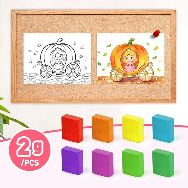 Detalle 2 de YPLUS Wassermalbuch für Kinder 8 Farben