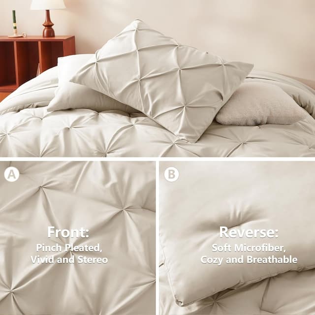 Detalle 1 de CozyLux Queen Comforter Set 88x88