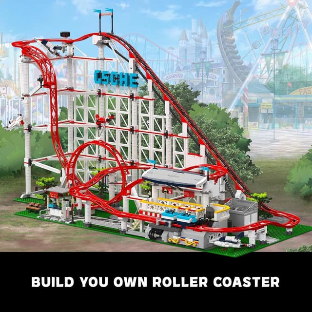 Thumbnail 1 de Mould King 11014 Großes Achterbahn-Modell 3646 Teile 🎢