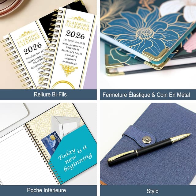 Thumbnail 4 de NEYSA Agenda 2026 semainier A5