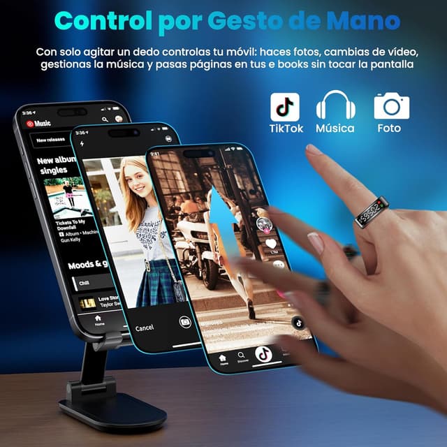 Thumbnail 5 de 2026 Anillo Inteligente Smart Ring 13 📱