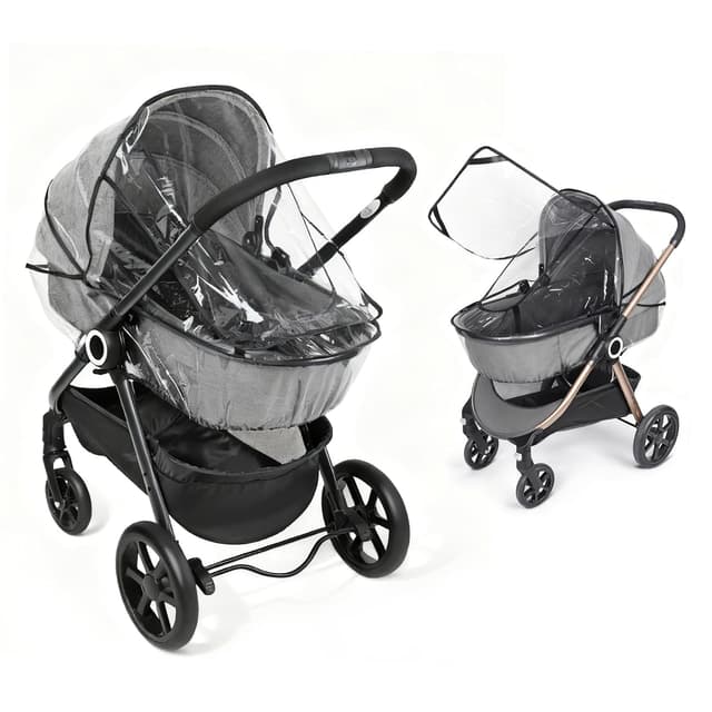 Detalle de Orzbow Regenschutz Kinderwagen & Babywanne mit Fenster