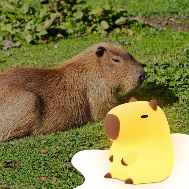 Detalle de YuanDian Capybara Night Light 15h