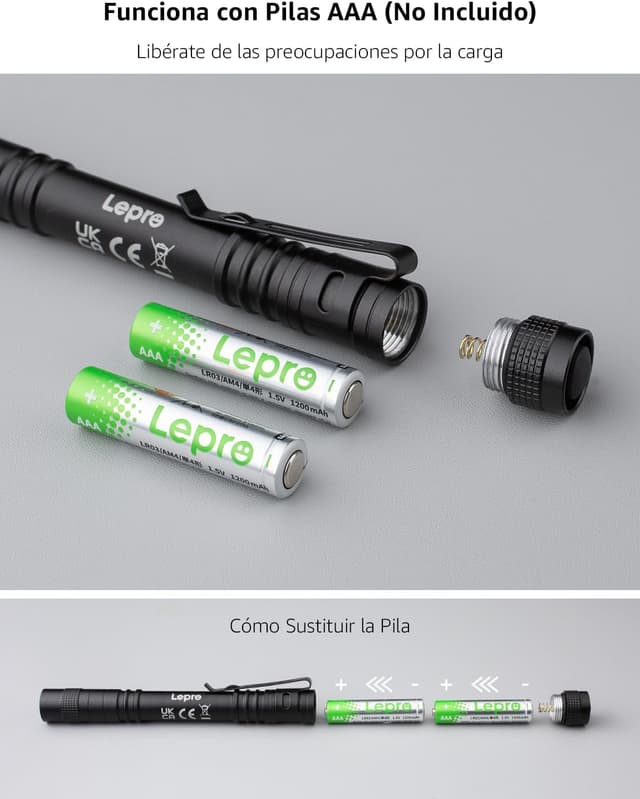 Thumbnail 6 de Lepro Linterna UV 365nm mini