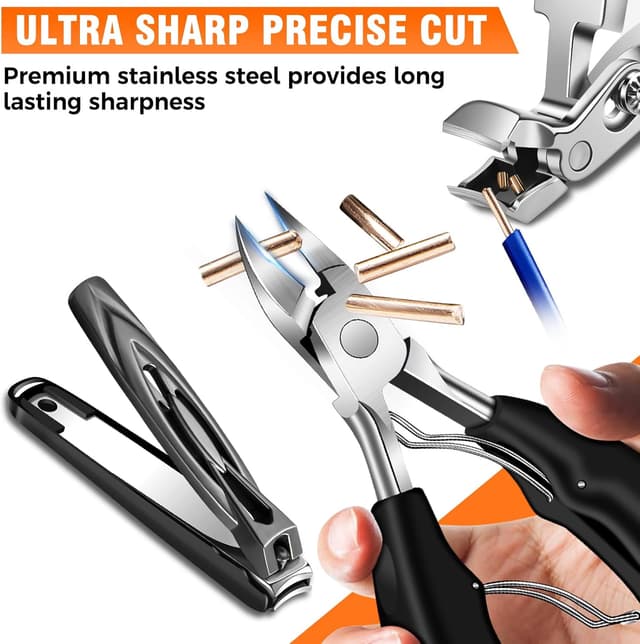 Thumbnail 6 de Nail Clippers Zehennagelknipser-Set für Senioren mit abgewinkeltem Kopf und Auffangbehälter (5-teilig)