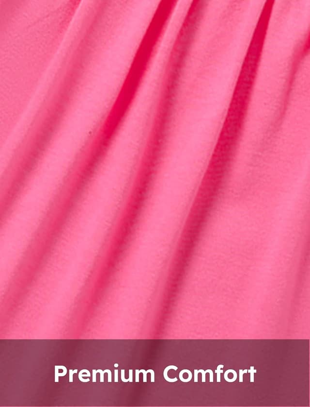 Detalle de PATPAT Multipack Girls Toddler Sleeveless Dresses (Flamingo Striped Print) — Festival & Casual Wear