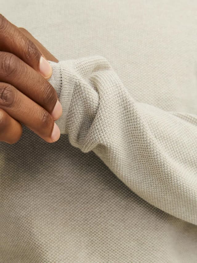 Detalle 2 de Felpa uomo Jack & Jones Jjehill Knit Crew Neck Noos (confezione da 1)