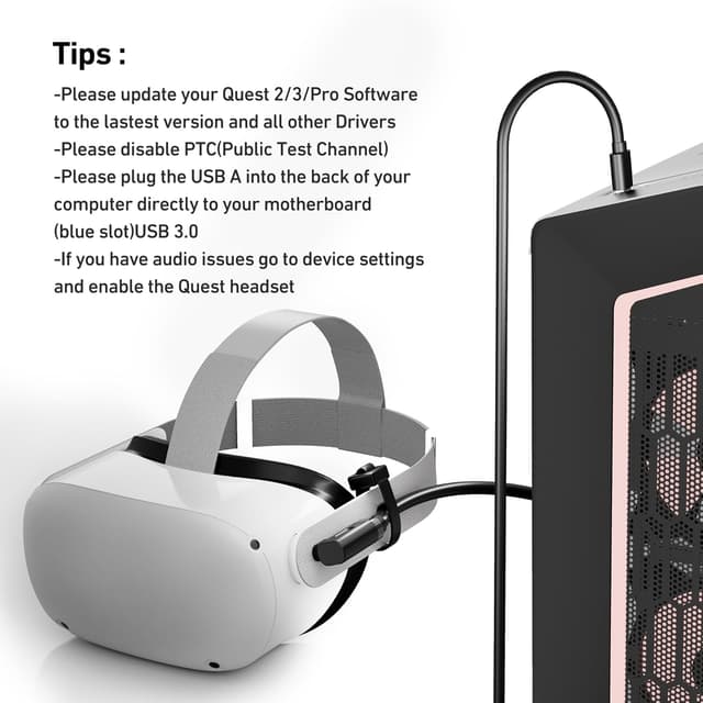 Thumbnail 6 de BENFEI Link Kabel 5M USB 3.0 für VR