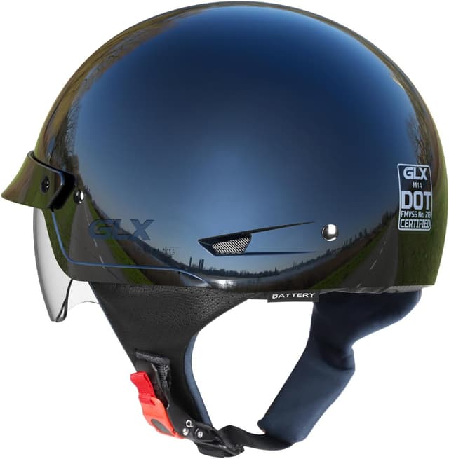 Thumbnail 3 de GLX M14 Open Face Helmet Medium