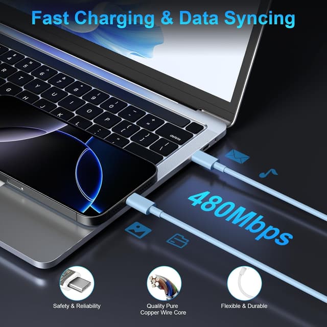 Thumbnail 6 de Niubil iPhone 17 45W Fast Dual USB‑C Charger