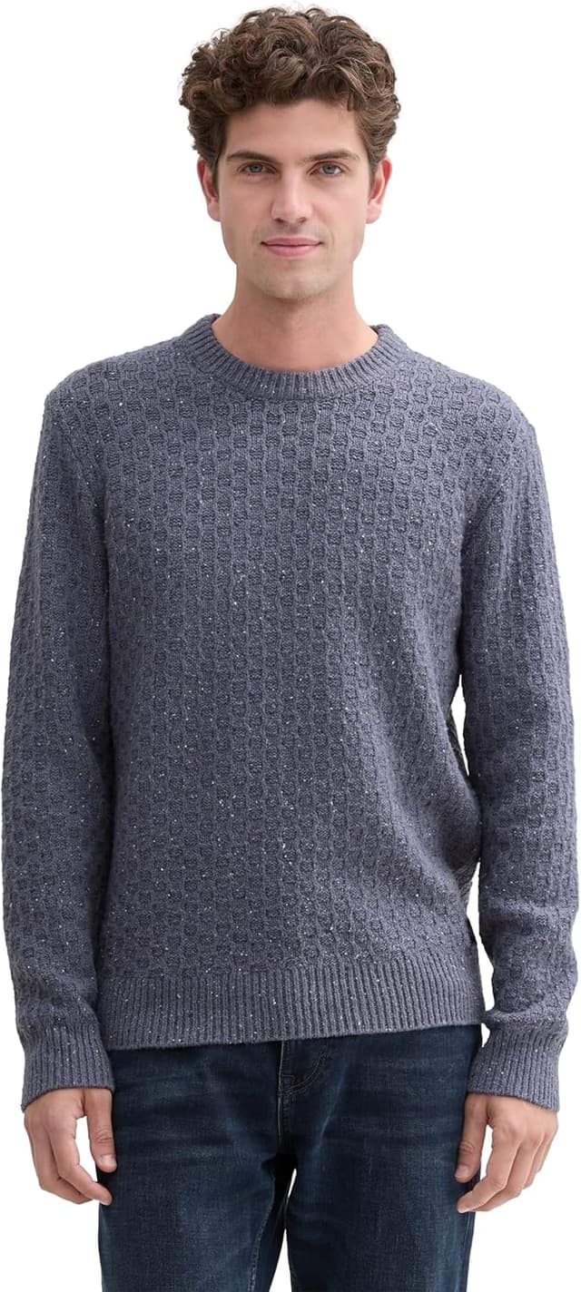 Thumbnail 6 de TOM TAILOR Pullover da uomo: jersey a maniche lunghe comodo e versatile