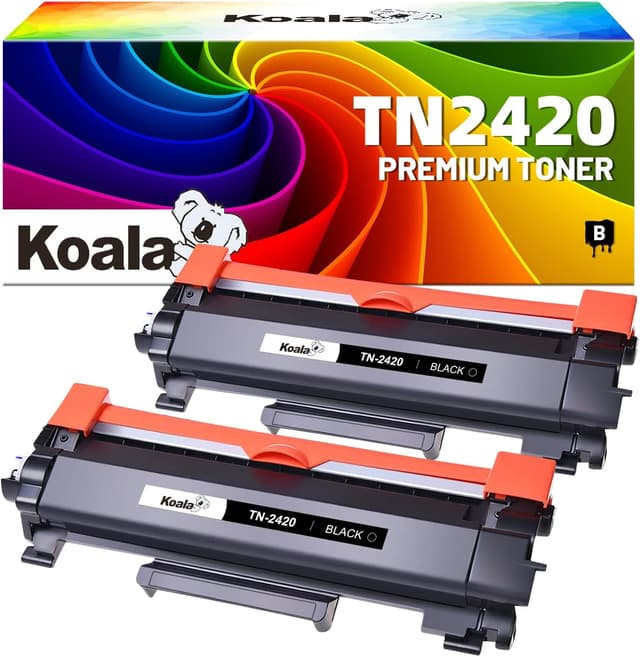 Detalle de Koala TN2420 Toner compatibile per Brother, 2 confezioni 🖨