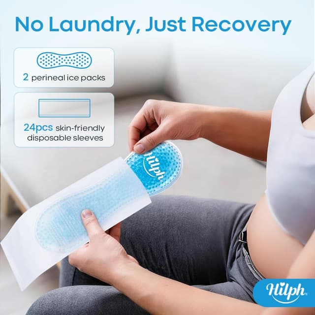Detalle de Hilph 2 Perineal Ice & Cold Packs 24 sleeves 🩹