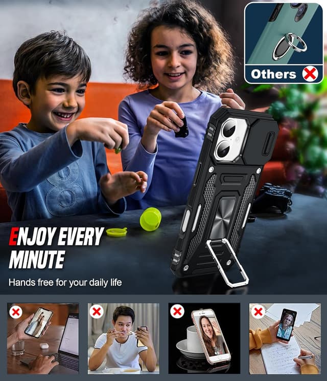 Thumbnail 5 de LeYi iPhone 17 Case with Camera Slider 2-Pack