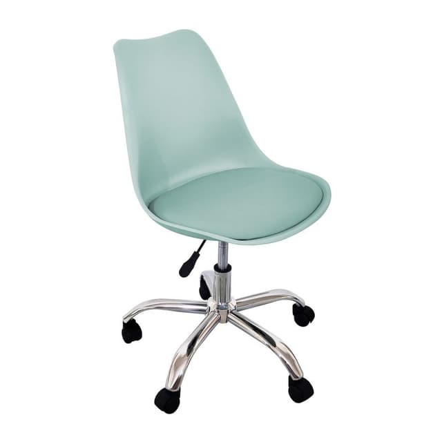 Detalle de Adec Enjoy Silla de escritorio verde con 5 ruedas