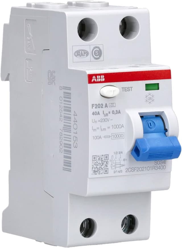 Detalle de ABB F202 A 40A 300mA interruttore differenziale puro 2 poli