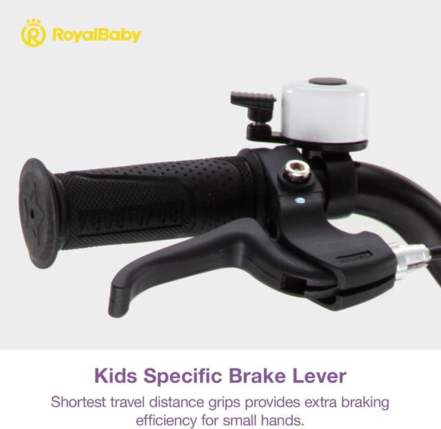 Thumbnail 6 de RoyalBaby Kids Bike with Dual Handbrake for Beginners (12/14/16/18/20 Inch) for Ages 3–10