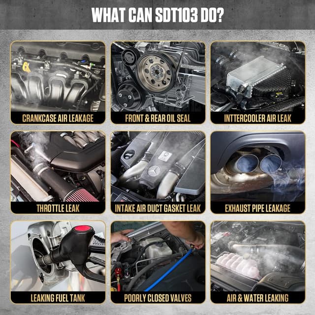 Thumbnail 1 de AUTOOL SDT103 Detector de humo 12V para coches