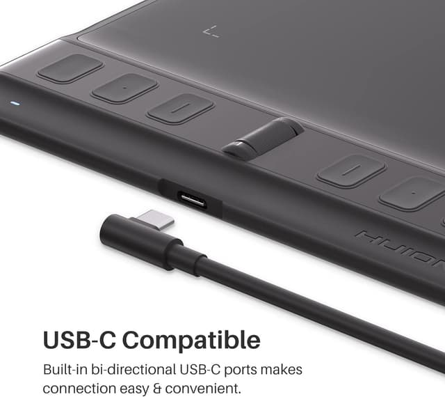 Thumbnail 4 de HUION Inspiroy 2 S tablette graphique 6 touches