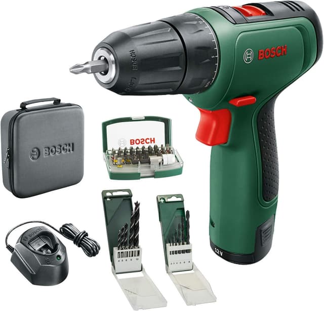 Detalle de Bosch EasyDrill 1200 taladro 12 V, batería 2,0 Ah 🛠