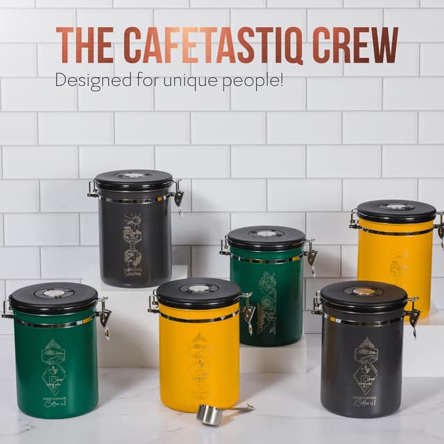 Thumbnail 6 de CafetastiQ 22oz Airtight Coffee Canister