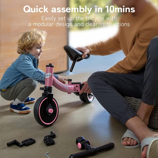 Thumbnail 4 de besrey 5-in-1 Toddler Bike for Ages 1–4