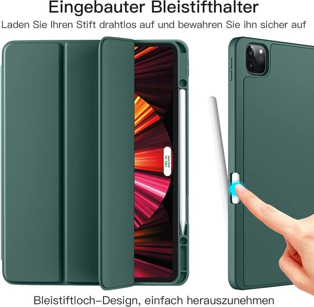 Detalle 2 de Vobafe iPad Pro 12,9 Hülle mit Stifthalter