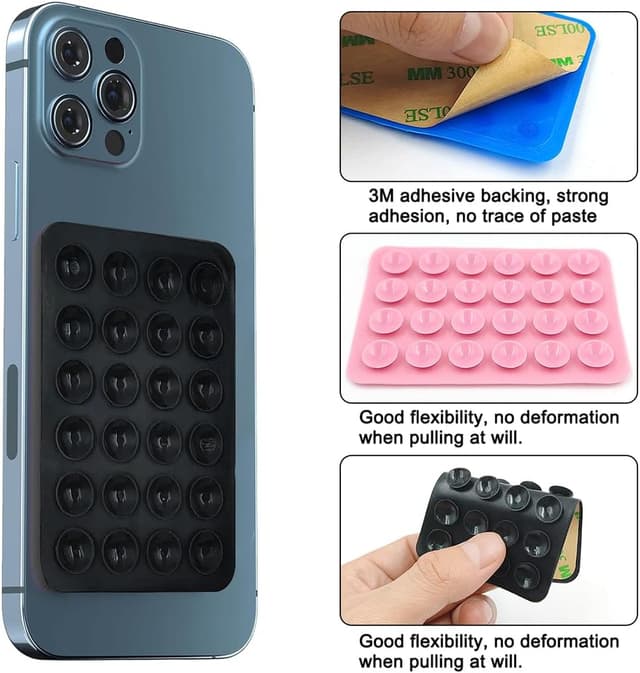 Thumbnail 2 de AYWFEY 5 Pcs Silicone Suction Cup Mounts