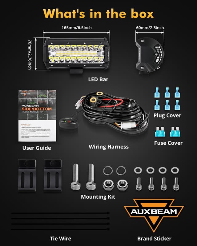 Detalle de Auxbeam 7" 300W LED Light Bar