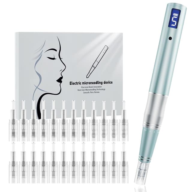 Detalle de Rouclo Microneedling Pen mit LCD Display