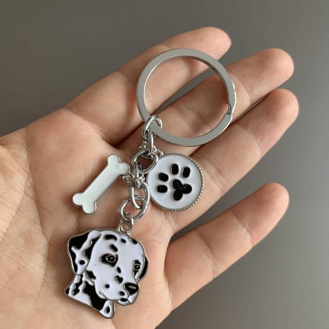 Detalle de Dog ID Tags Keychain small metal dog tag