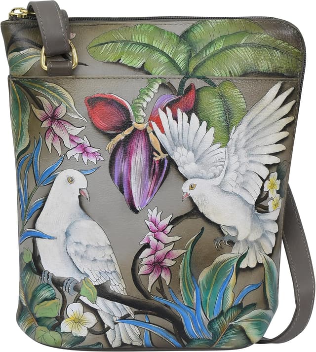 Detalle de Anuschka leather travel organiser with zip