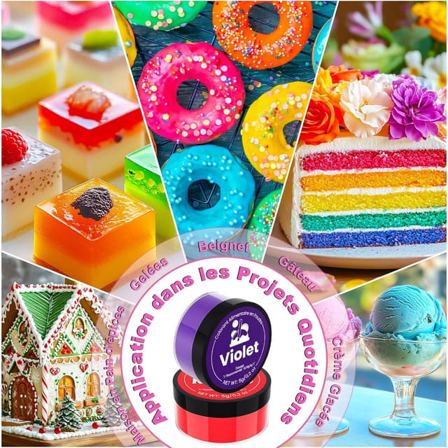 Thumbnail 4 de Colorant Alimentaire Poudre 12 Couleurs x5g