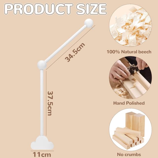 Thumbnail 1 de Farerkass Mobile Halterung Holz für Babybett