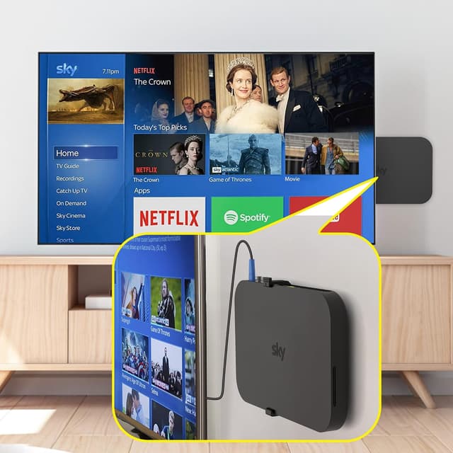 Thumbnail 6 de Cozycase Sky Q Wall Mount for 1TB TV Box