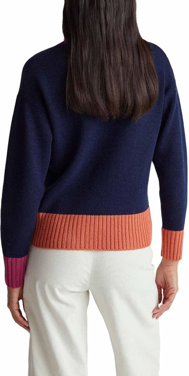 Detalle 2 de United Colors of Benetton Maglia dolcevita con spalla scesa e bordo a contrasto