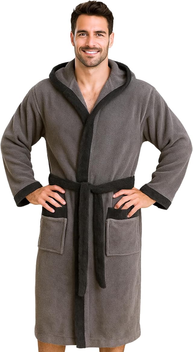 Thumbnail 1 de Morgenstern Bademantel Herren Frottee 100% Baumwolle ⛱