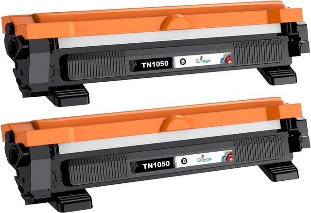 Detalle de Q-image TN1050 / TN 1050 compatible toner cartridges (2 black) for Brother TN-1050 printers