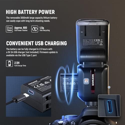 Thumbnail 6 de NEEWER Z88 T880 flash TTL 76W ⚡