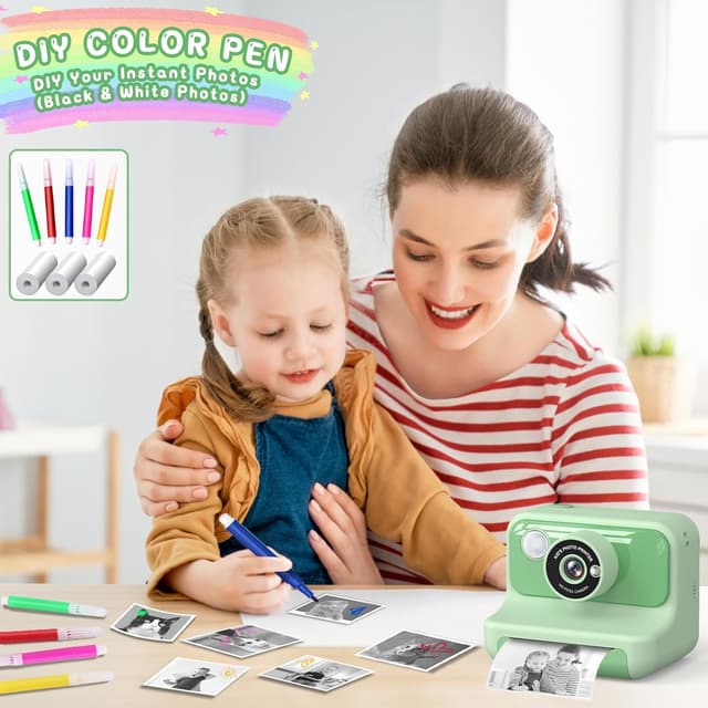 Thumbnail 6 de Hangrui Kinder-Sofortbildkamera mit 2,4 Zoll