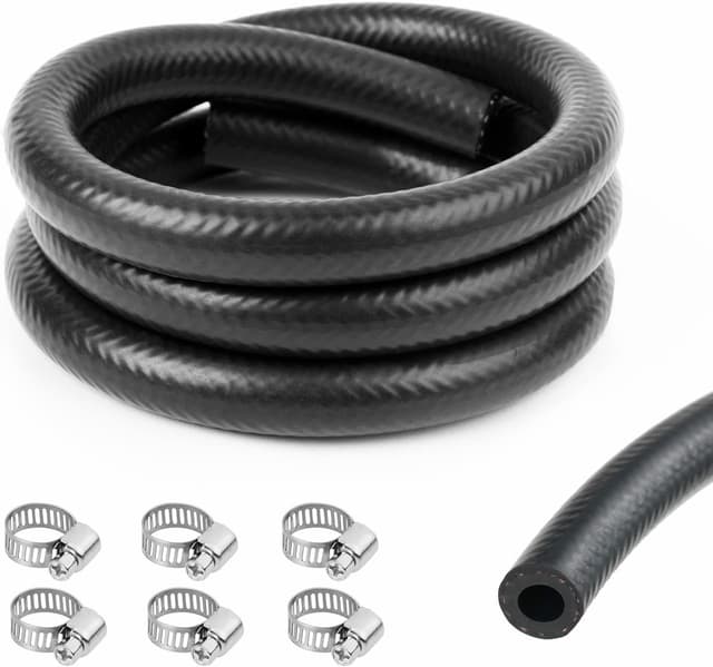 Imagen de URAQT Tubo benzina 8 mm 1 m con fascette ⛽ en OfertitasTOP